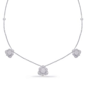 White Gold Diamond Necklace