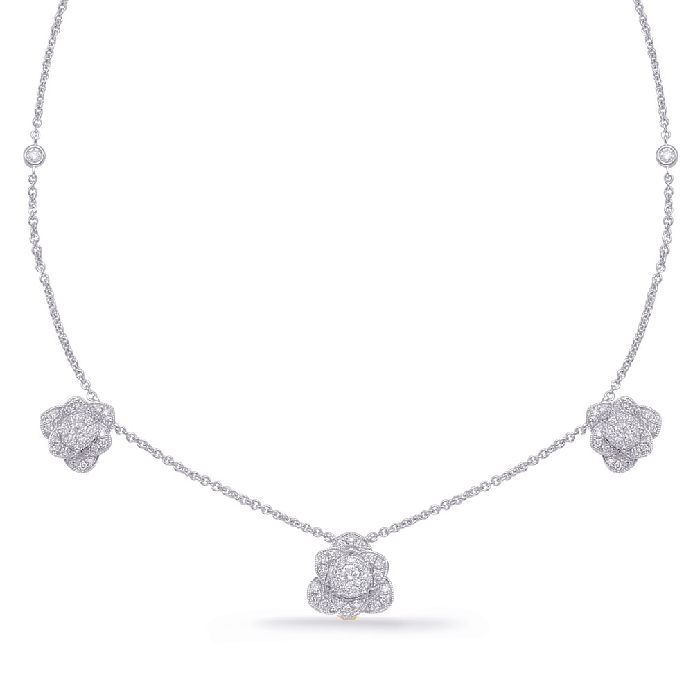 White Gold Diamond Necklace