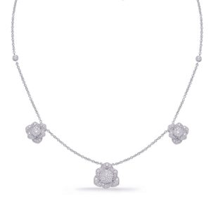 White Gold Diamond Necklace