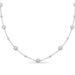 White Gold Diamond Necklace