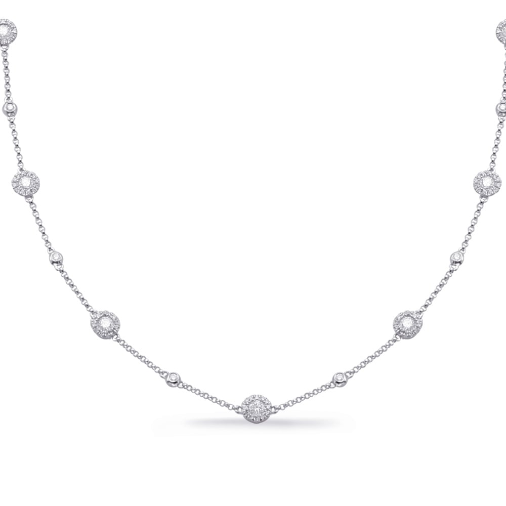 White Gold Diamond Necklace