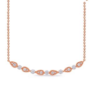 Rose Gold Diamond Necklace