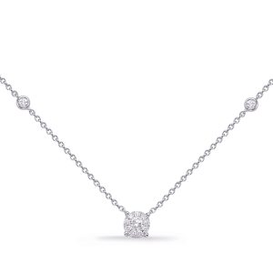 White Gold Diamond Necklace