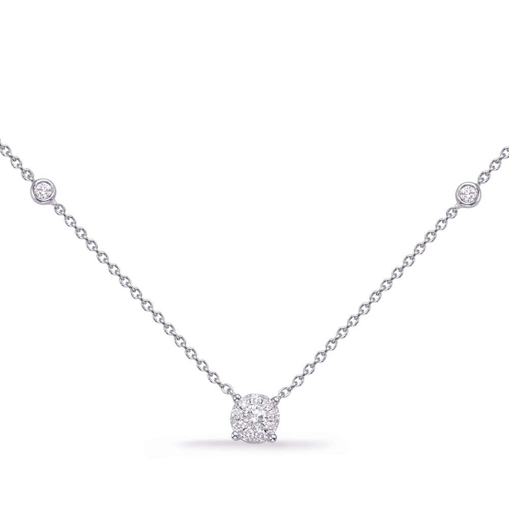 White Gold Diamond Necklace