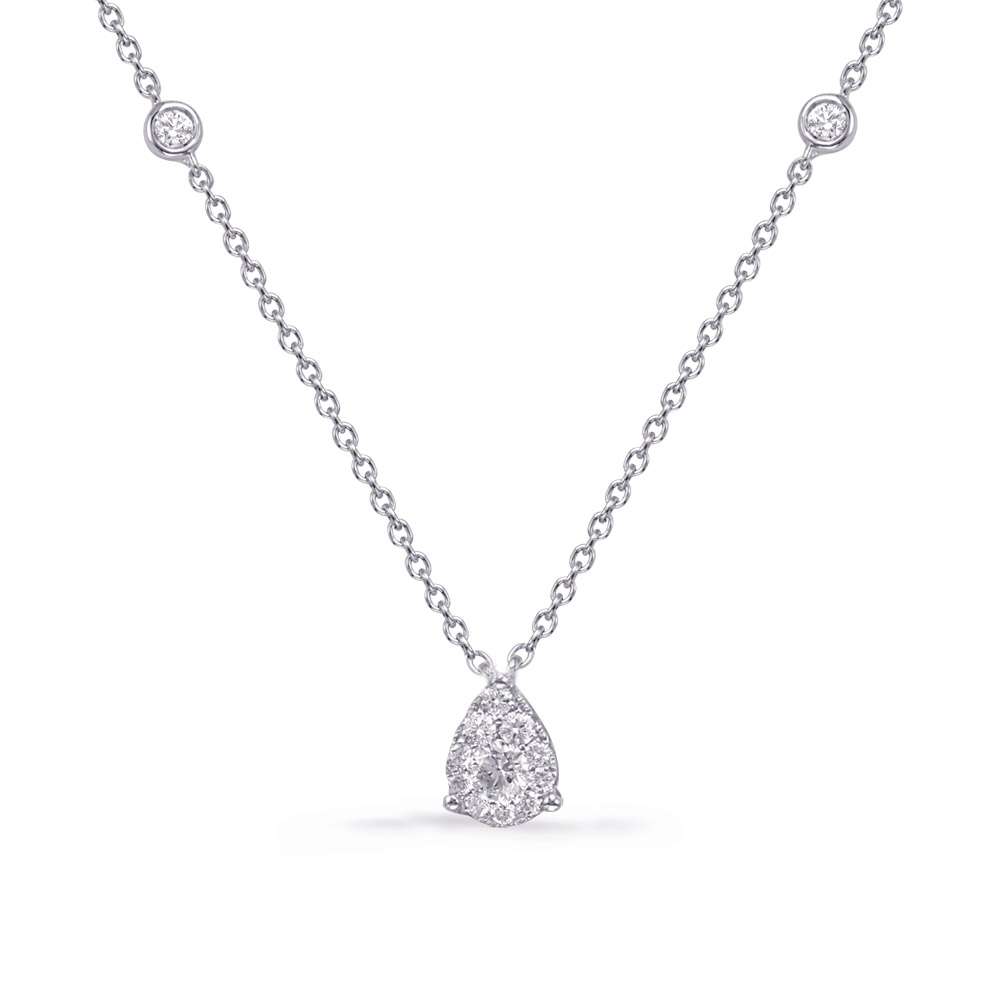 White Gold Diamond Necklace