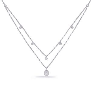 White Gold Diamond Necklace