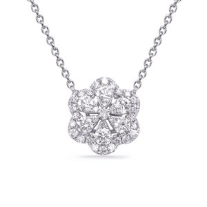White Gold Diamond Necklace