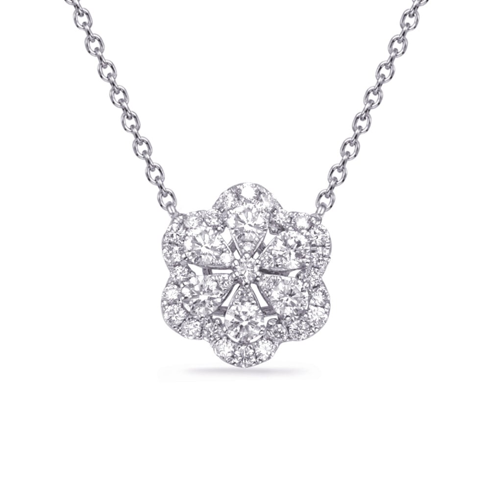 White Gold Diamond Necklace