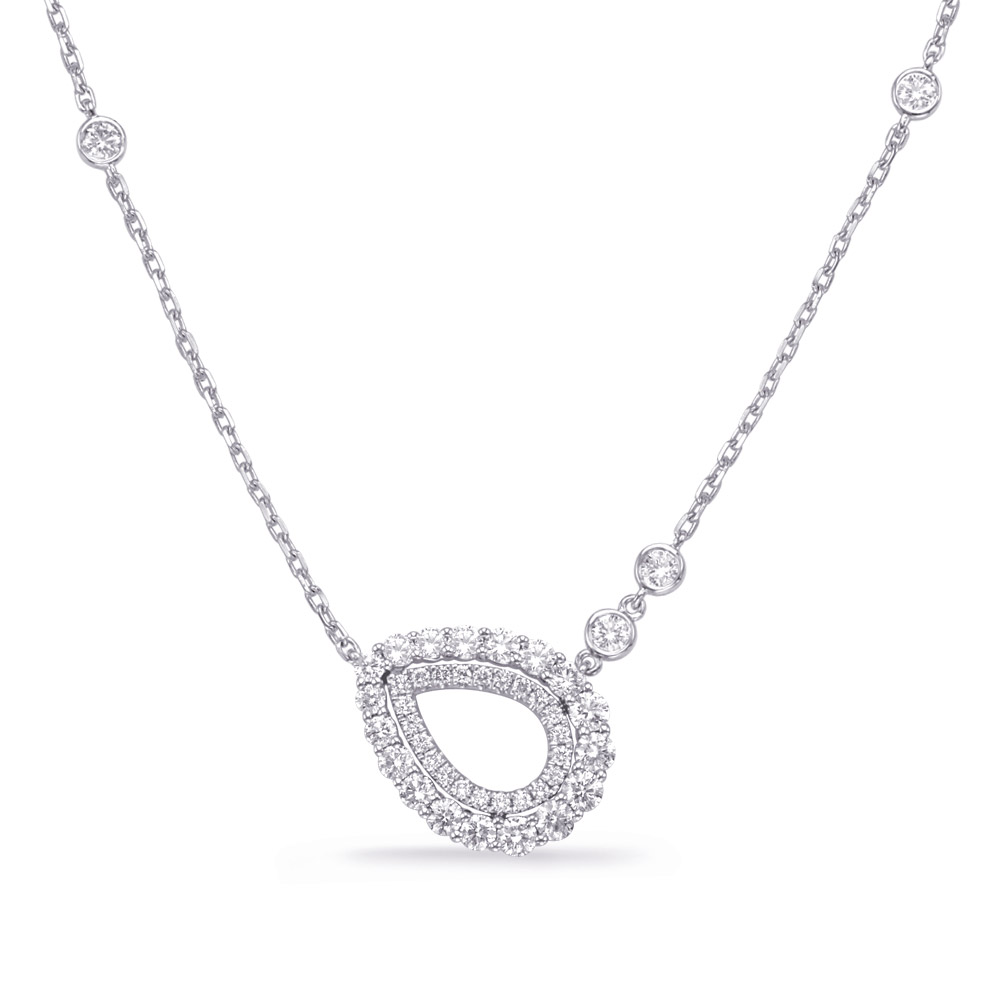White Gold Diamond Necklace