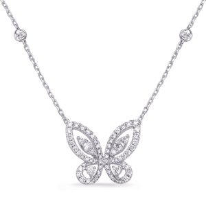 White Gold Diamond Necklace