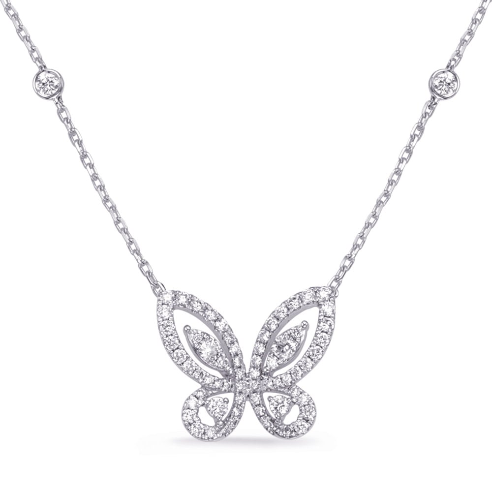 White Gold Diamond Necklace