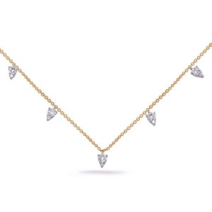 Yellow & White Gold Diamond Necklace
