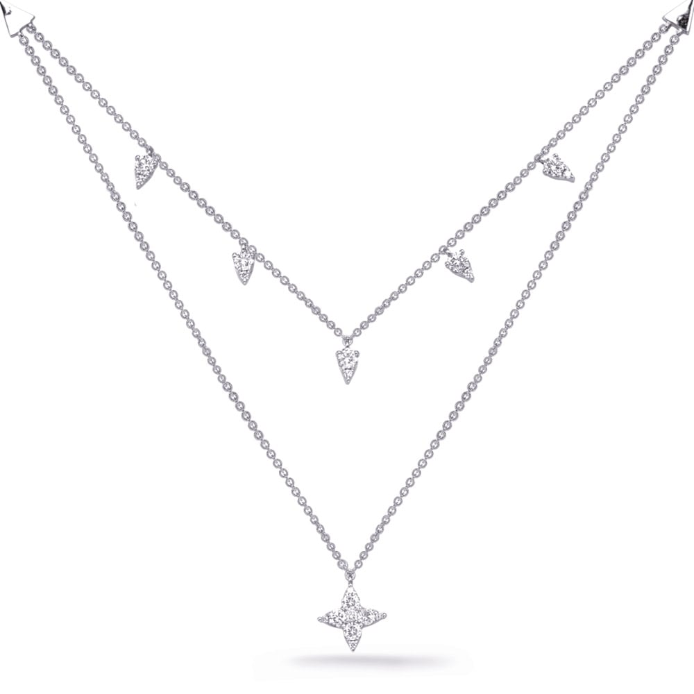 White Gold Diamond Necklace