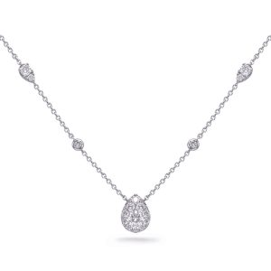 White Gold Diamond Necklance