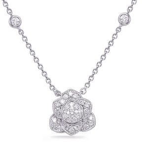 White Gold Diamond Necklace