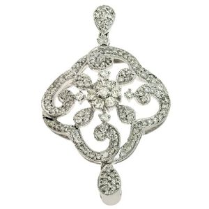 White Gold Diamond Pendant
