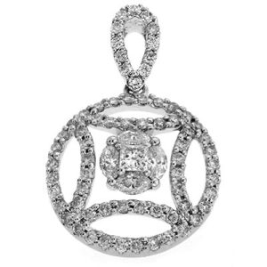 White Gold Diamond Pendant