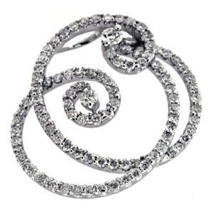 White Gold Diamond Pendant