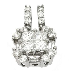 White Gold Diamond Pendant