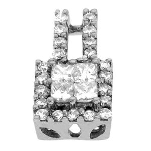 White Gold Diamond Pendant