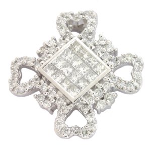 White Gold Diamond Pendant