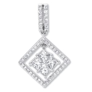 White Gold Diamond Pendant