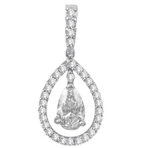 White Gold Diamond Pendant