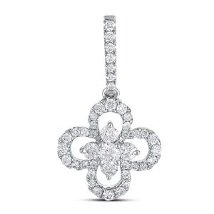 White Gold Diamond Pendant