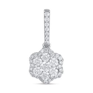 White Gold Diamond Pendant