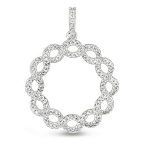 White Gold Diamond Pendant