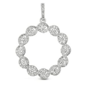 White Gold Diamond Pendant