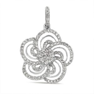 White Gold Diamond Pendant