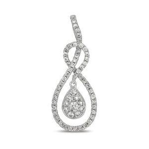 White Gold Diamond Pendant