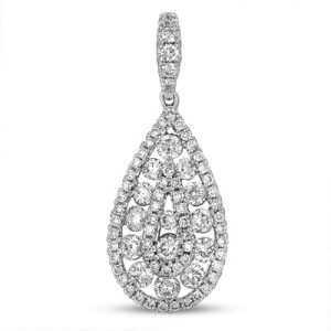 White Gold Diamond Pendant