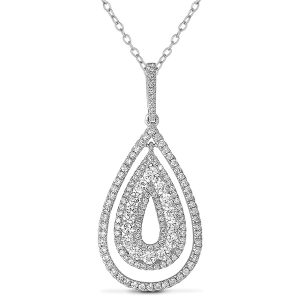 White Gold Diamond Pendant
