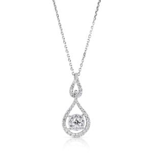 White Gold Diamond Pendant