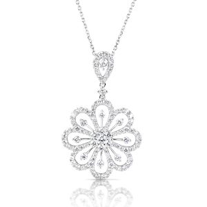White Gold Diamond Pendant