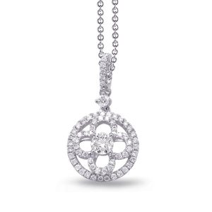 White Gold Diamond Pendant