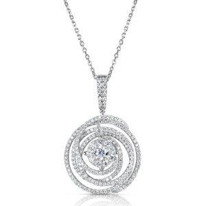 White Gold Diamond Pendant