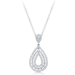 White Gold Diamond Pendant
