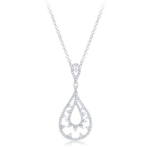 White Gold Diamond Pendant