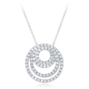 White Gold Diamond Pendant
