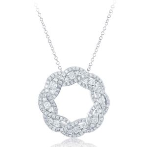 White Gold Diamond Pendant