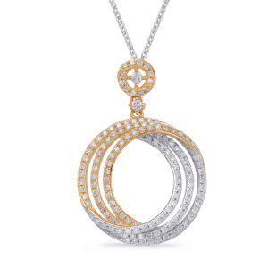 Yellow Gold Diamond Pendant