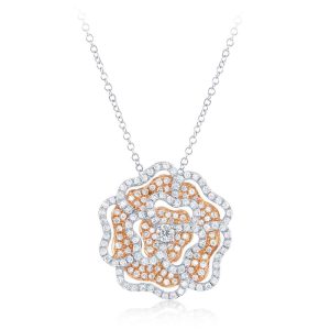 Rose Gold Diamond Pendant