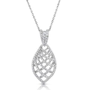 White Gold Diamond Pendant