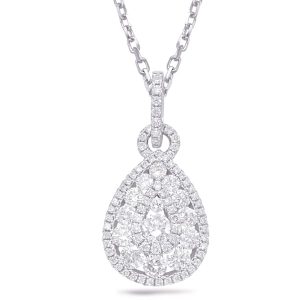 White Gold Diamond Pendant