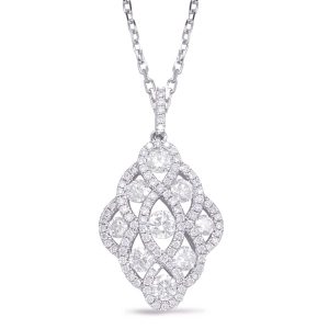 White Gold Diamond Pendant