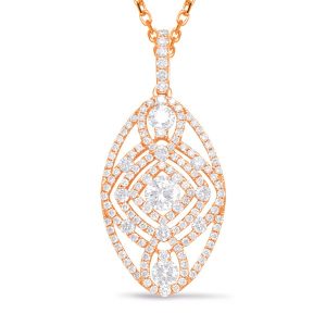 Rose Gold Diamond Pendant