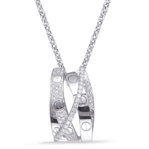 White Gold Diamond Pendant